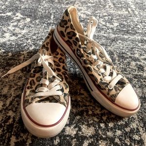 Cheetah Print Sneakers